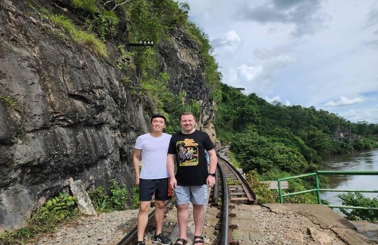 Scenic Private Kanchanaburi Erawan Waterfall Tour from Bangkok
