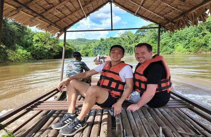 Scenic Private Kanchanaburi Erawan Waterfall Tour from Bangkok
