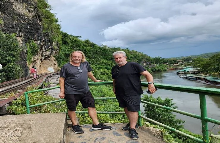 Scenic Private Kanchanaburi Erawan Waterfall Tour from Bangkok